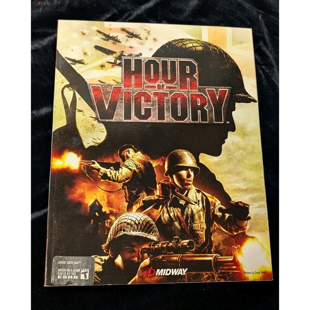 Hour Of Victory Bradygames Official Strategy Game Guide‎ Book Xbox 360 VTG